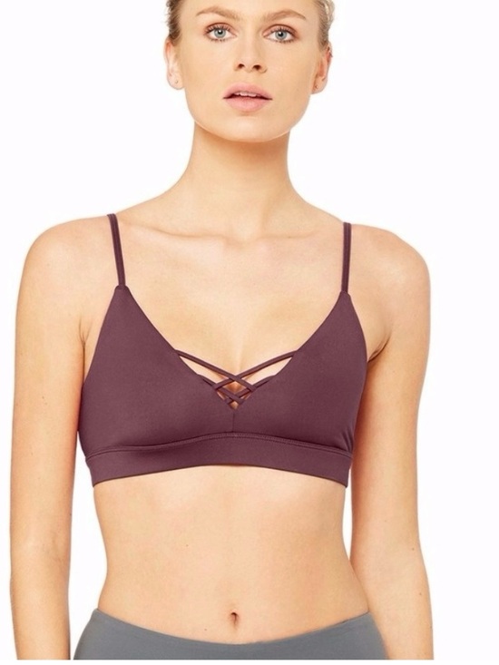 ALO Yoga Other - ALO YOGA INTERLACE BRA in EGGPLANT , sz : XS